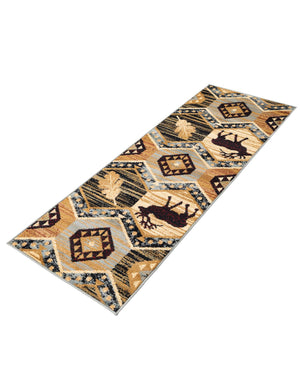 Blue 2' x 6' 1 Pioneer Runner Area Rug