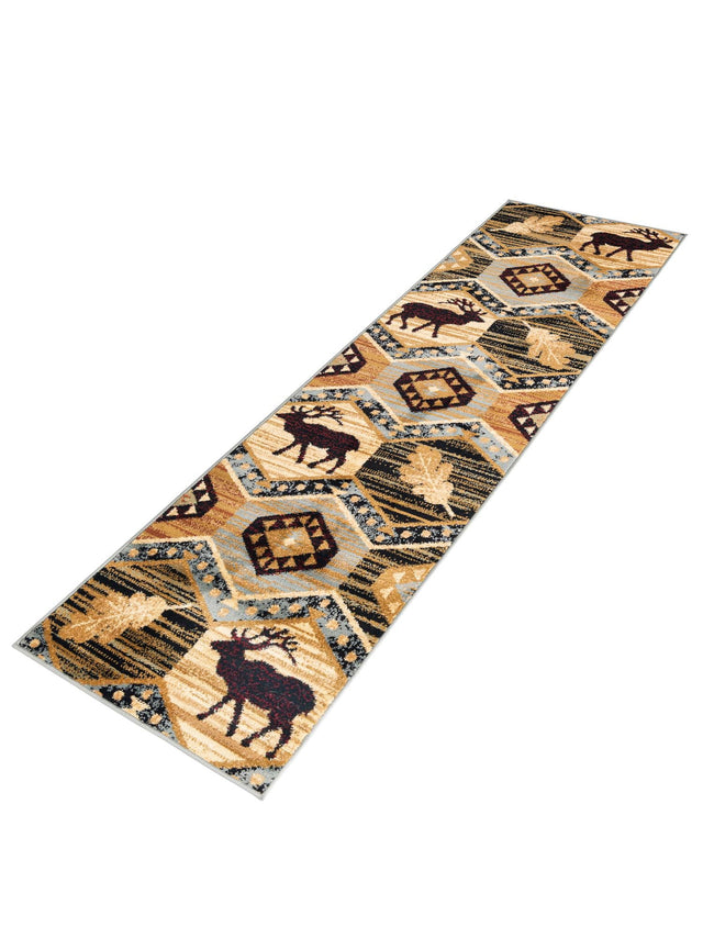 Blue 2' x 8' Pioneer Runner Area Rug