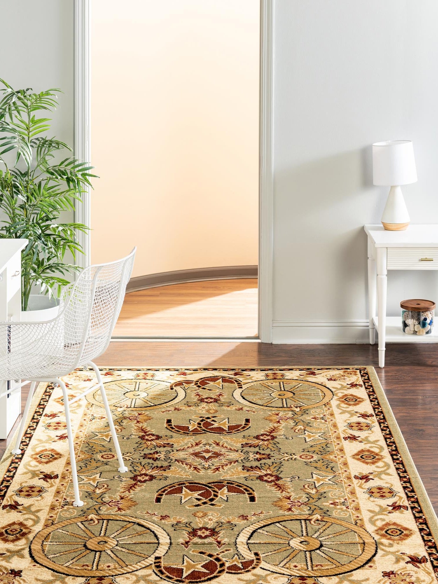 Green 2' x 3' 1 Pioneer Rectangle Area Rug