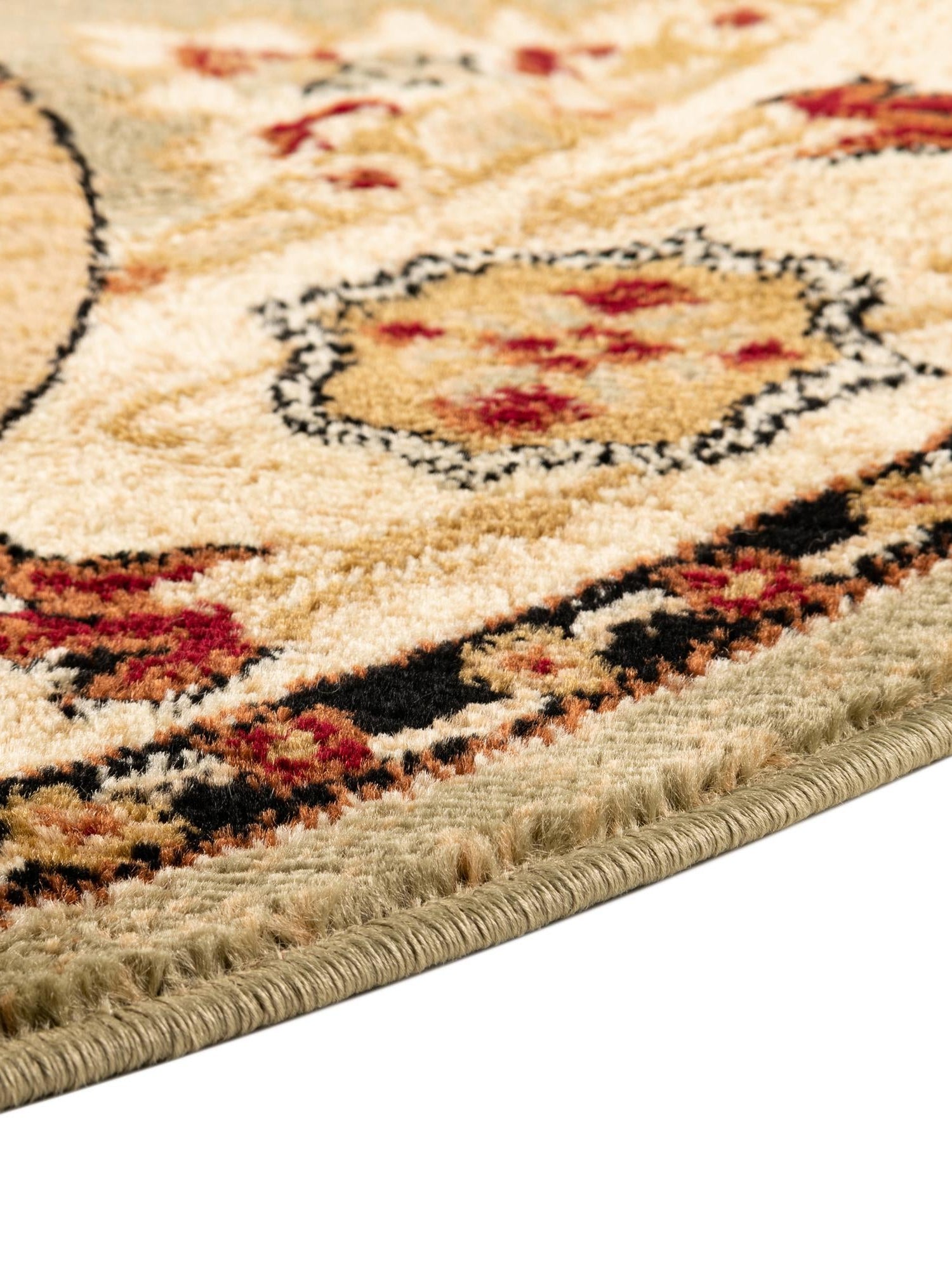 Green 4' 1 x 4' 1 Pioneer Round Area Rug