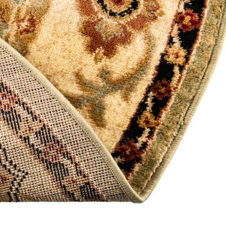 Green 7' 10 x 7' 10 Pioneer Round Area Rug Classic Southwestern Motif Durable Stain Resistant Easy Clean Carpet for Traditional Interior Decor for Sale at Rug Engine