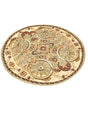 Green 5' 3 x 5' 3 Pioneer Round Area Rug