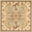 Green 5' 3 x 5' 3 Pioneer Square Area Rug