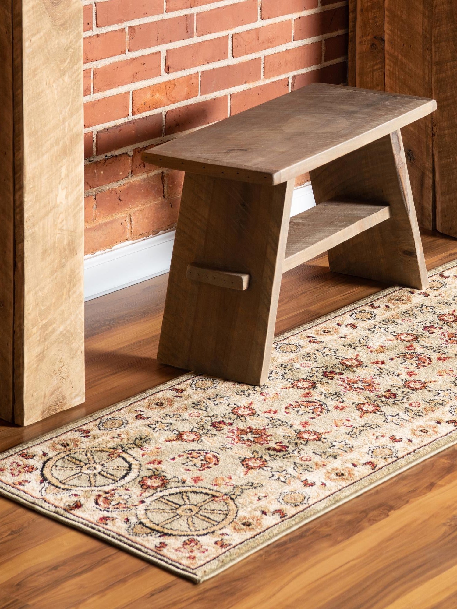 Green 2' x 8' Pioneer Runner Area Rug