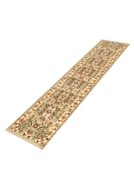Green 2' x 8' Pioneer Runner Area Rug Classic Southwestern Motif Durable Stain Resistant Easy Clean Carpet for Traditional Interior Decor for Sale at Rug Engine