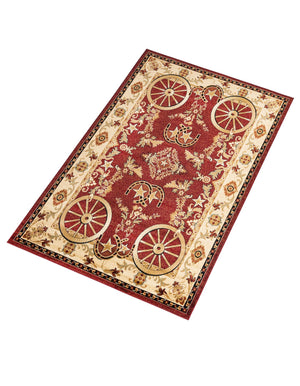 Red 7' 1 x 10' Pioneer Rectangle Area Rug