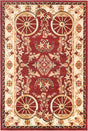 Red 6' 1 x 9' Pioneer Rectangle Area Rug