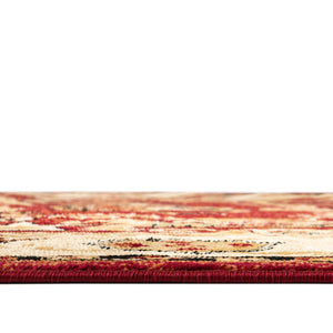 Red 6' 1 x 9' Pioneer Rectangle Area Rug