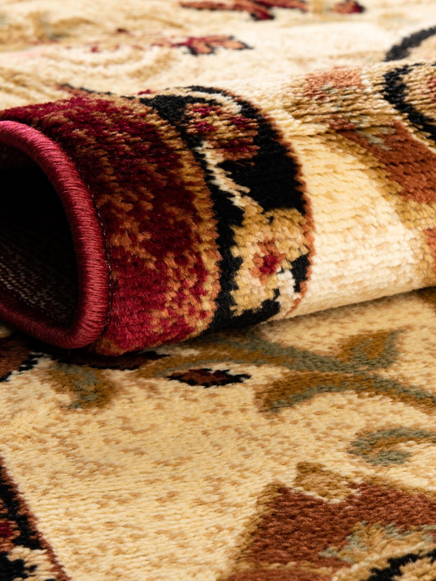 Red 9' x 12' Pioneer Rectangle Area Rug