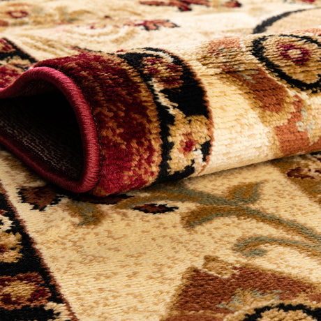 Red 9' x 12' Pioneer Rectangle Area Rug Classic Southwestern Motif Durable Stain Resistant Easy Clean Carpet for Traditional Interior Decor for Sale at Rug Engine