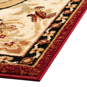 Red 6' 1 x 9' Pioneer Rectangle Area Rug