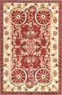 Red 5' 3 x 8' Pioneer Rectangle Area Rug