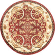 Red 7' 10 x 7' 10 Pioneer Round Area Rug