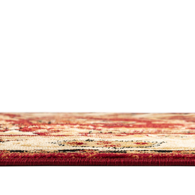 Red 4' 1 x 4' 1 Pioneer Round Area Rug