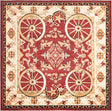 Red 7' 10 x 7' 10 Pioneer Square Area Rug