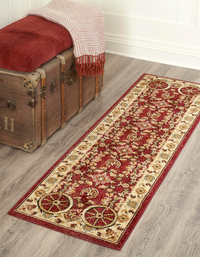 Red 2' 11 x 12' Pioneer Runner Area Rug