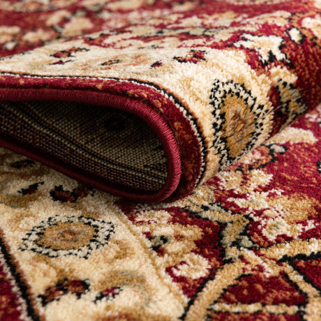 Red 2' x 6' 1 Pioneer Runner Area Rug Classic Southwestern Motif Durable Stain Resistant Easy Clean Carpet for Traditional Interior Decor for Sale at Rug Engine
