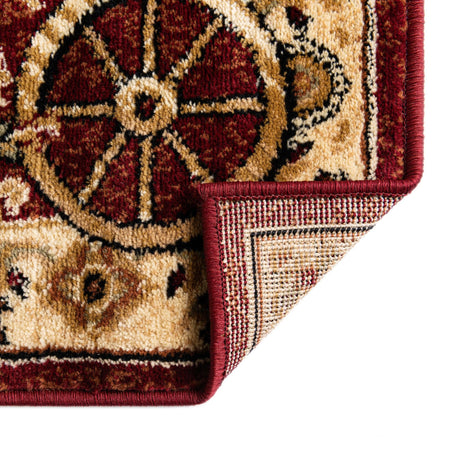 Red 2' x 6' 1 Pioneer Runner Area Rug Classic Southwestern Motif Durable Stain Resistant Easy Clean Carpet for Traditional Interior Decor for Sale at Rug Engine