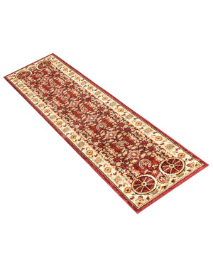 Red 2' x 8' Pioneer Runner Area Rug