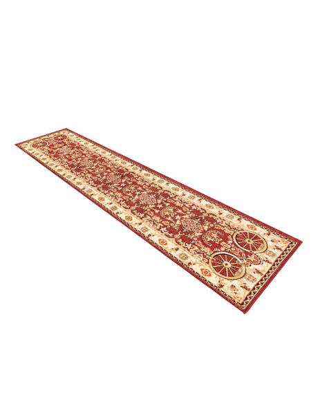 Red 2' 11 x 12' Pioneer Runner Area Rug Classic Southwestern Motif Durable Stain Resistant Easy Clean Carpet for Traditional Interior Decor for Sale at Rug Engine