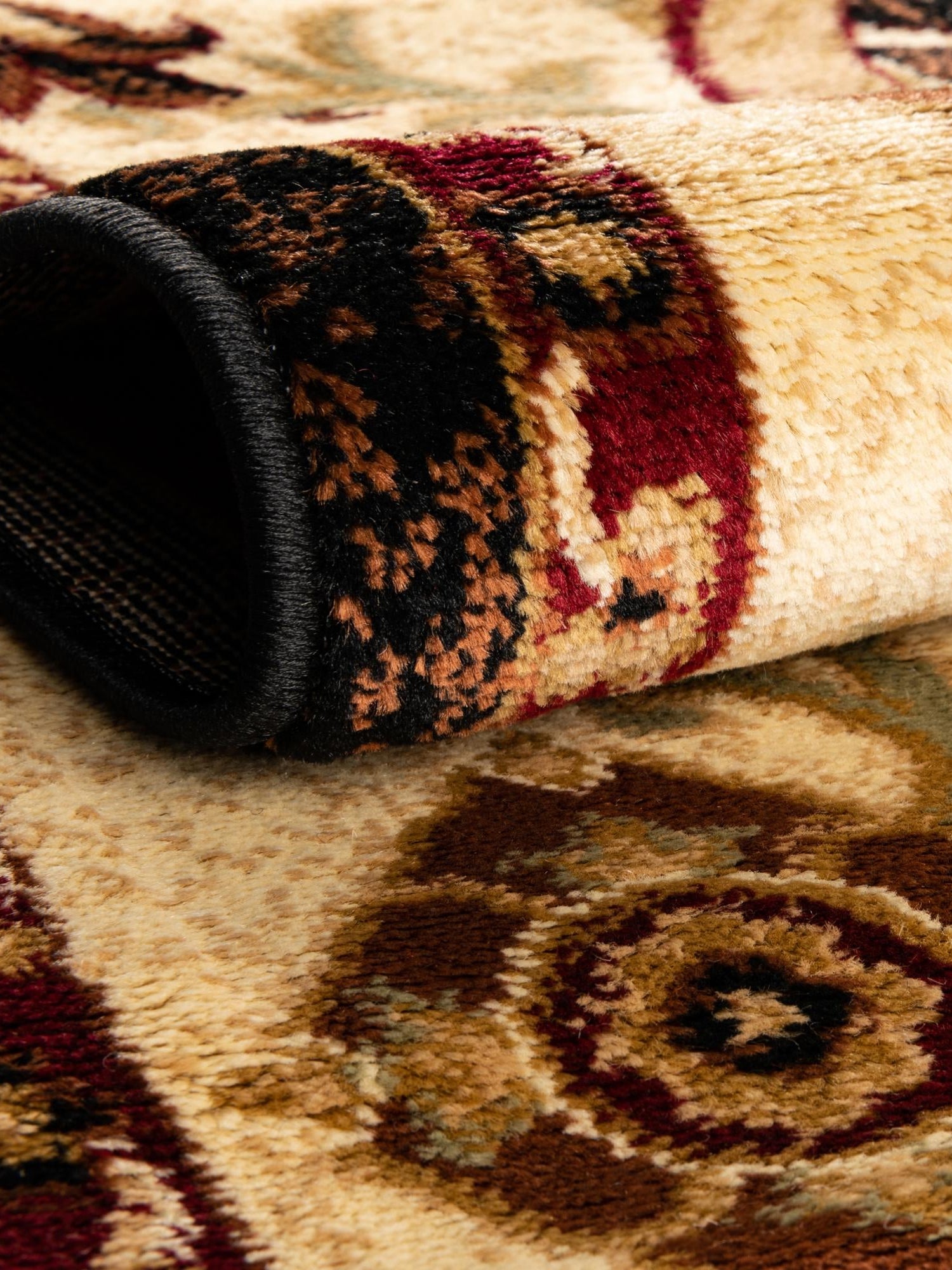 Black 9' x 12' Pioneer Rectangle Area Rug