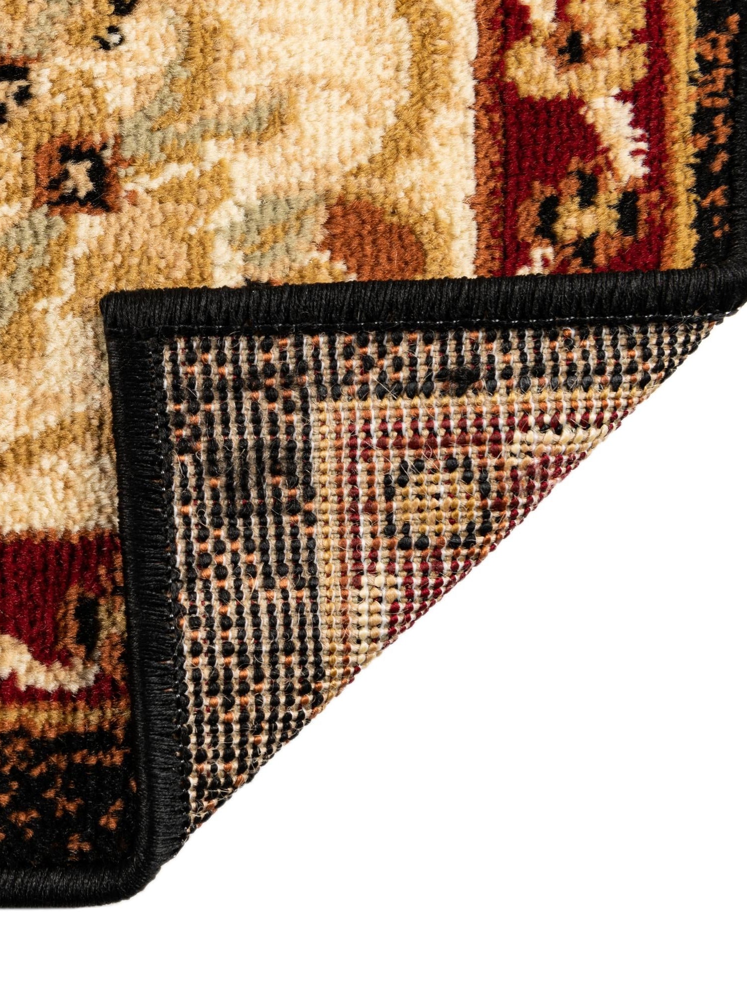 Black 4' 1 x 6' 1 Pioneer Rectangle Area Rug