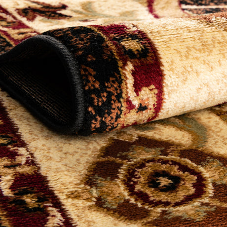 Black 5' 3 x 5' 3 Pioneer Square Area Rug Classic Southwestern Motif Durable Stain Resistant Easy Clean Carpet for Traditional Interior Decor for Sale at Rug Engine