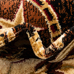 Black 7' 10 x 7' 10 Pioneer Square Area Rug