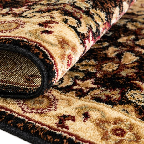 Black 2' x 6' 1 Pioneer Runner Area Rug Classic Southwestern Motif Durable Stain Resistant Easy Clean Carpet for Traditional Interior Decor for Sale at Rug Engine