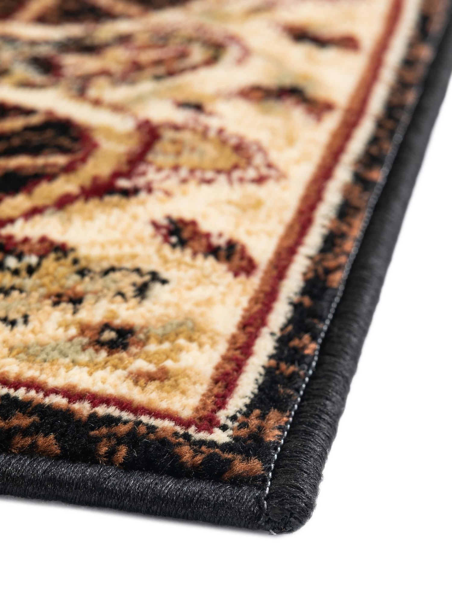 Black 2' 11 x 12' Pioneer Runner Area Rug