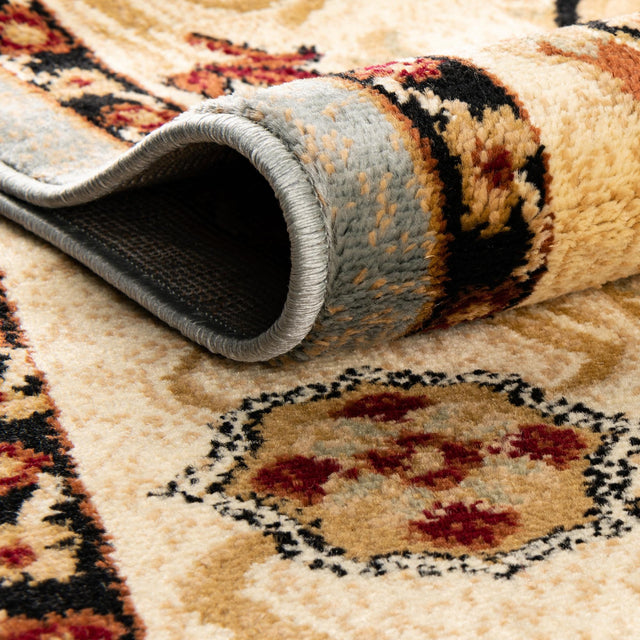 Blue 9' x 12' Pioneer Rectangle Area Rug