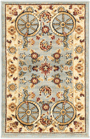 Blue 2' x 3' 1 Pioneer Rectangle Area Rug
