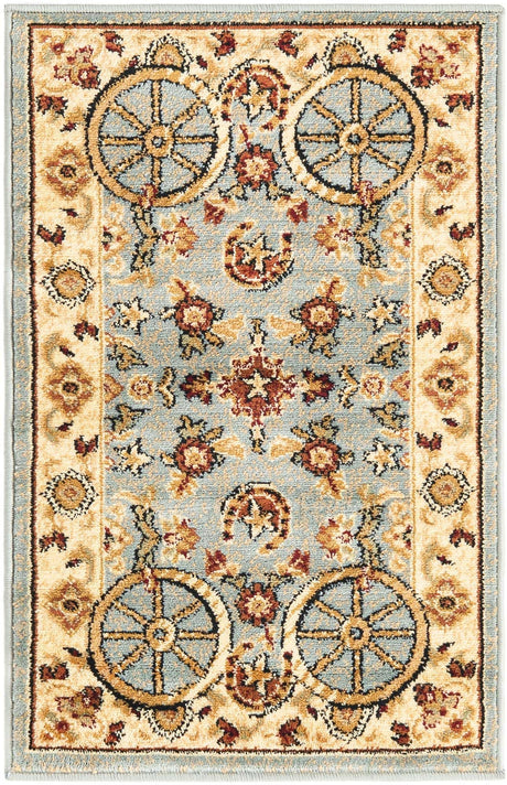 Blue 2' x 3' 1 Pioneer Rectangle Area Rug