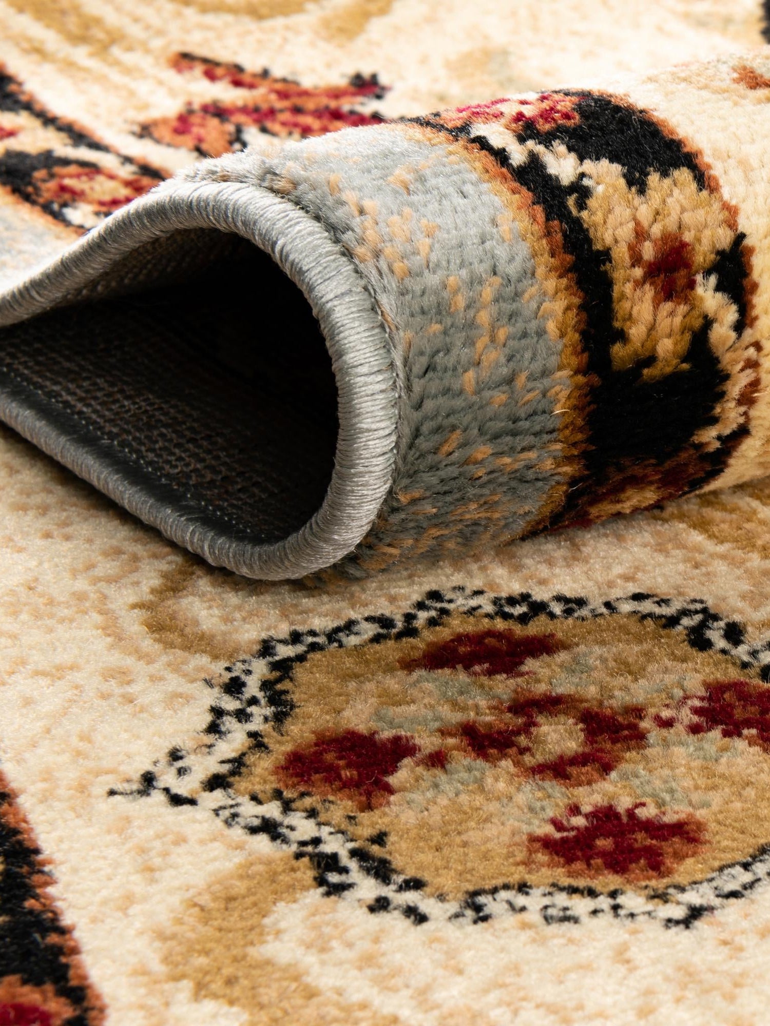 Blue 5' 3 x 5' 3 Pioneer Round Area Rug