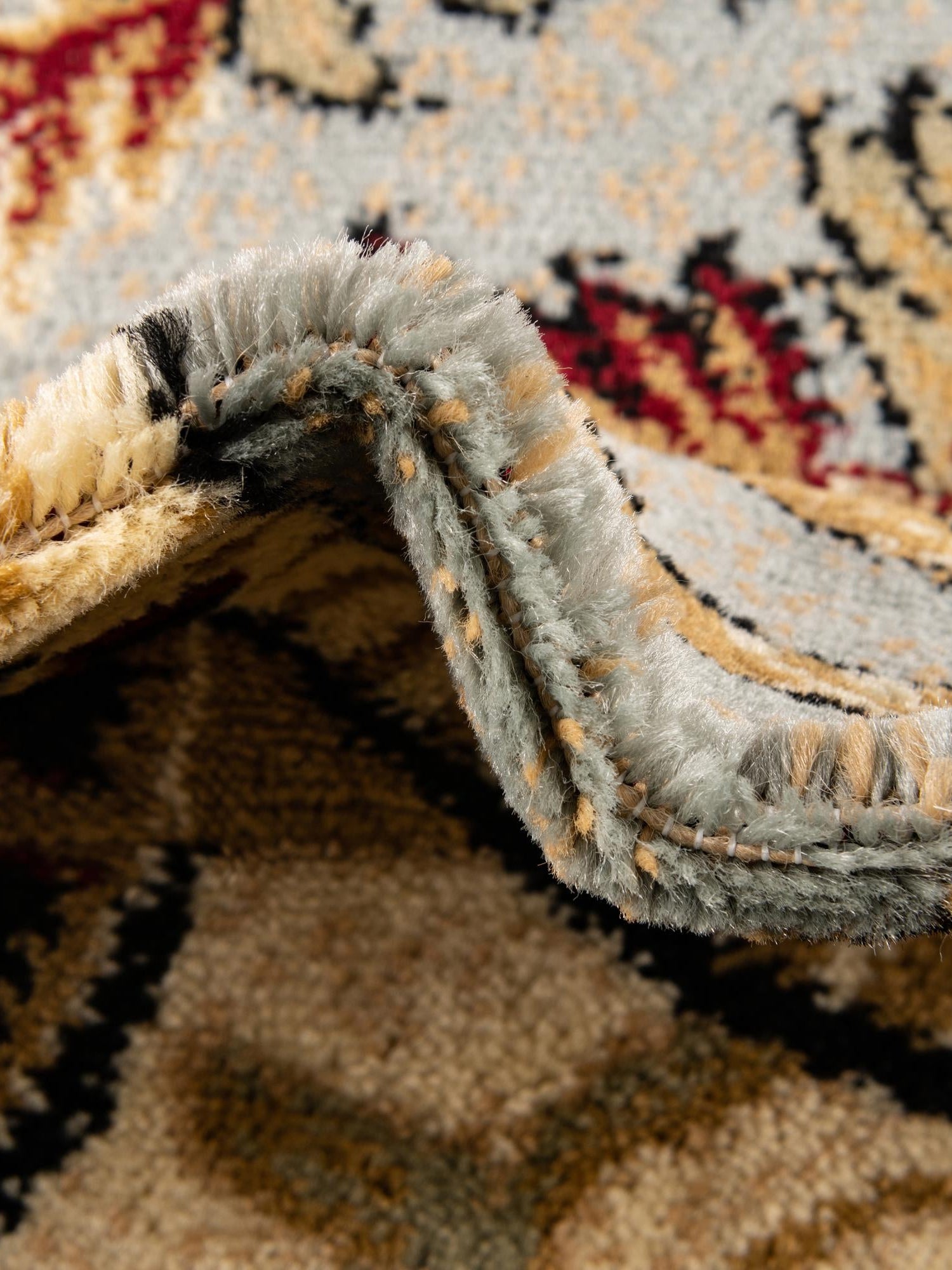 Blue 4' 1 x 4' 1 Pioneer Round Area Rug