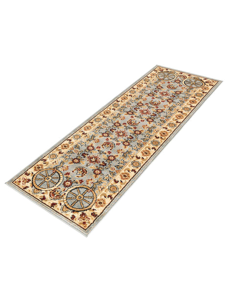 Blue 2' x 6' 1 Pioneer Runner Area Rug Classic Southwestern Motif Durable Stain Resistant Easy Clean Carpet for Traditional Interior Decor for Sale at Rug Engine