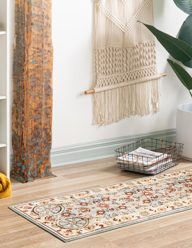 Blue 2' x 6' 1 Pioneer Runner Area Rug