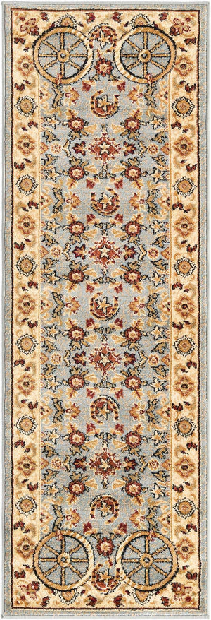 Blue 2' x 6' 1 Pioneer Runner Area Rug