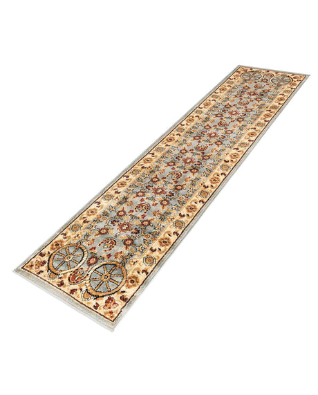 Blue 2' x 8' Pioneer Runner Area Rug Classic Southwestern Motif Durable Stain Resistant Easy Clean Carpet for Traditional Interior Decor for Sale at Rug Engine