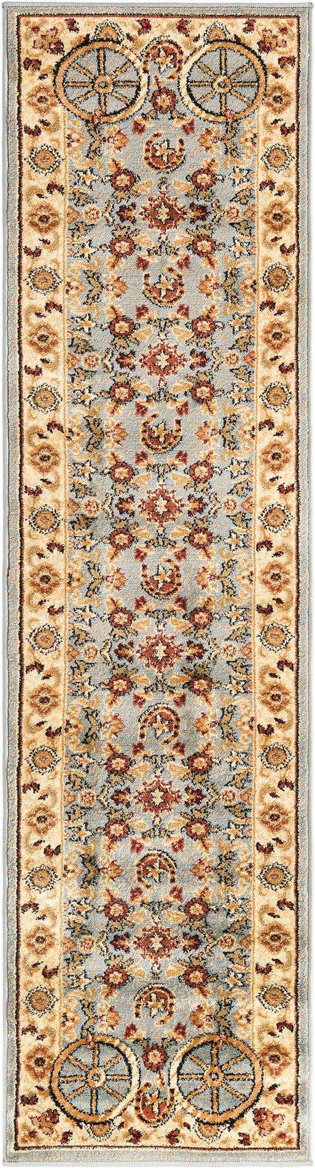 Blue 2' x 8' Pioneer Runner Area Rug