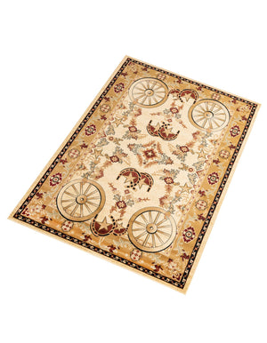 Ivory 7' 1 x 10' Pioneer Rectangle Area Rug