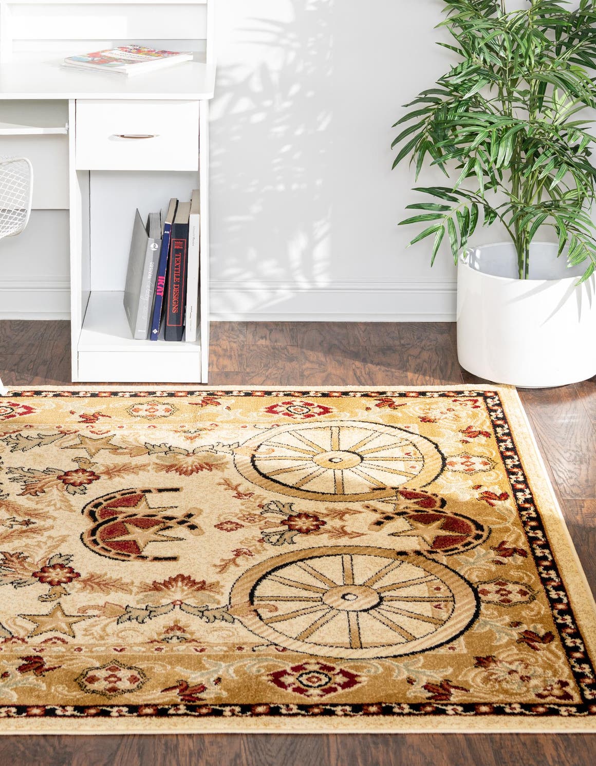 Ivory 10' x 14' 1 Pioneer Rectangle Area Rug