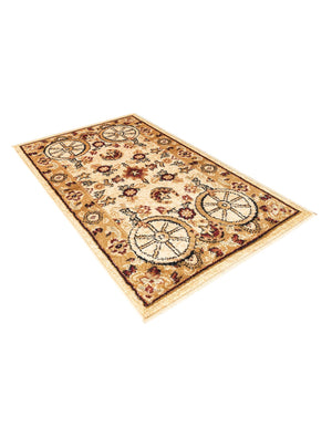 Ivory 2' x 3' 1 Pioneer Rectangle Area Rug