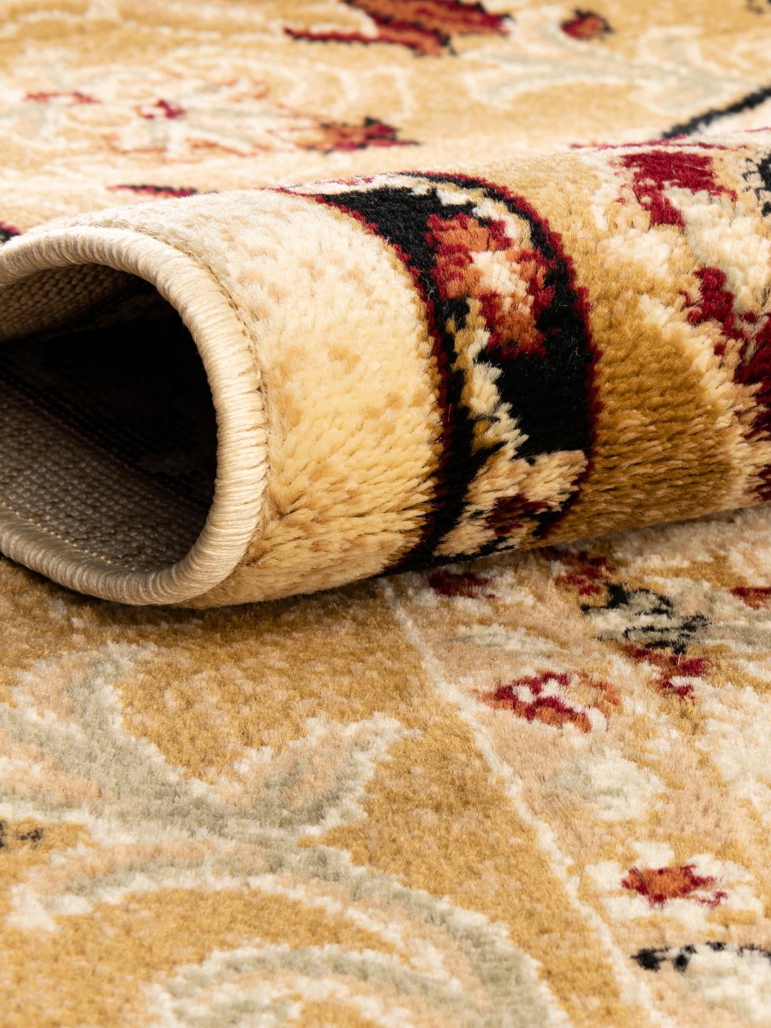 Ivory 5' 3 x 5' 3 Pioneer Round Area Rug