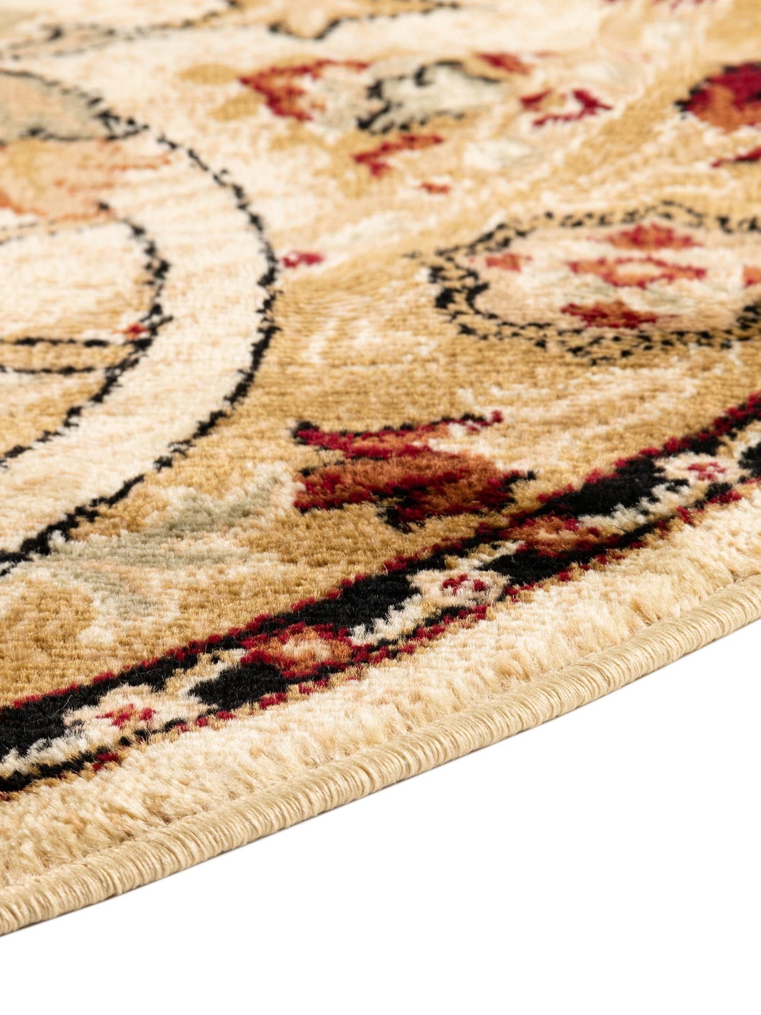 Ivory 7' 10 x 7' 10 Pioneer Round Area Rug