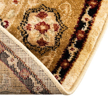 Ivory 7' 10 x 7' 10 Pioneer Round Area Rug Classic Southwestern Motif Durable Stain Resistant Easy Clean Carpet for Traditional Interior Decor for Sale at Rug Engine