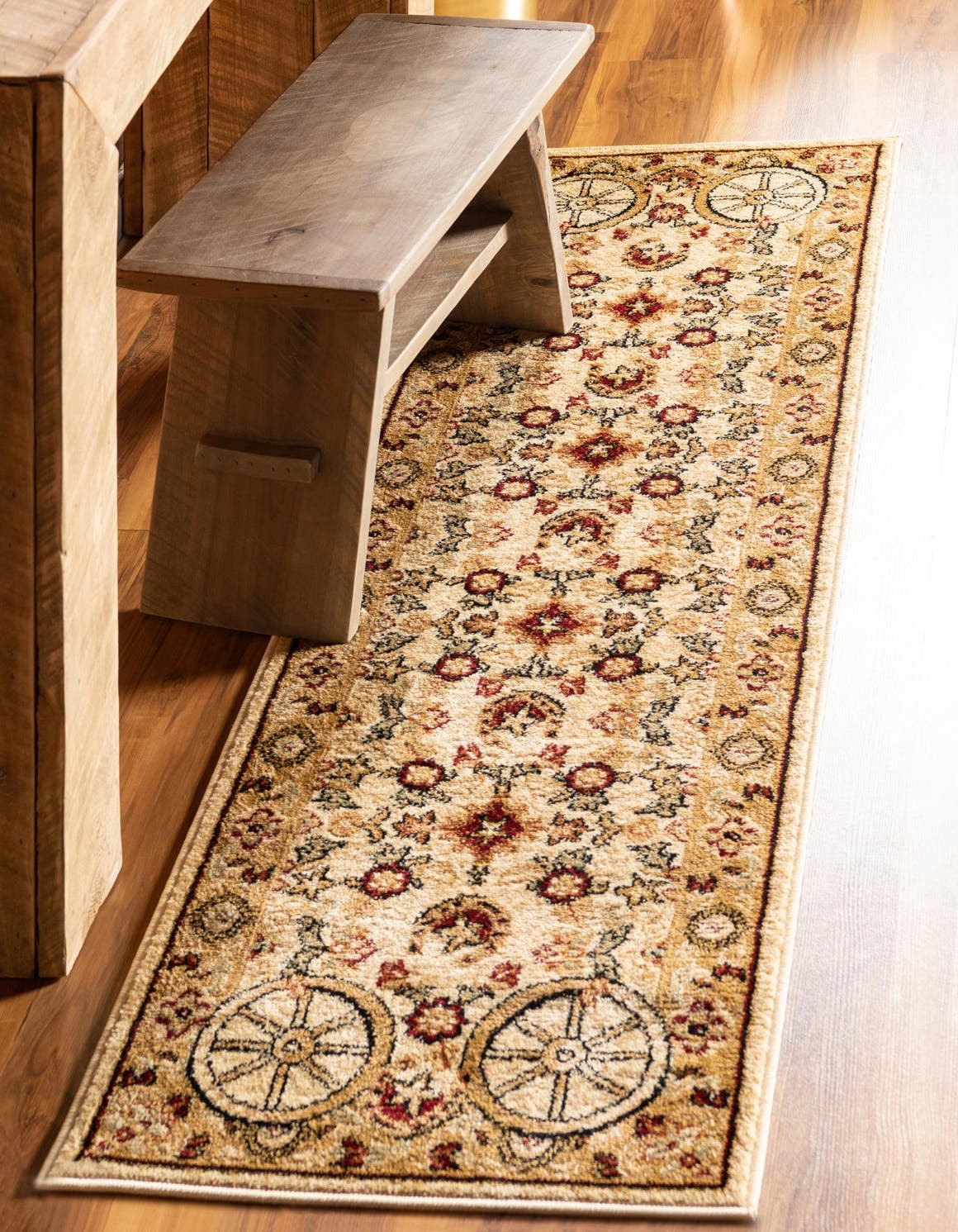Ivory 2' x 8' Pioneer Runner Area Rug