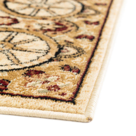 Ivory 2' x 10' Pioneer Runner Area Rug Classic Southwestern Motif Durable Stain Resistant Easy Clean Carpet for Traditional Interior Decor for Sale at Rug Engine
