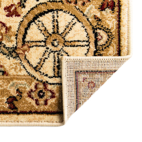 Ivory 2' x 6' 1 Pioneer Runner Area Rug Classic Southwestern Motif Durable Stain Resistant Easy Clean Carpet for Traditional Interior Decor for Sale at Rug Engine