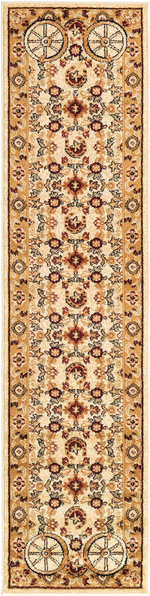 Ivory 2' x 8' Pioneer Runner Area Rug